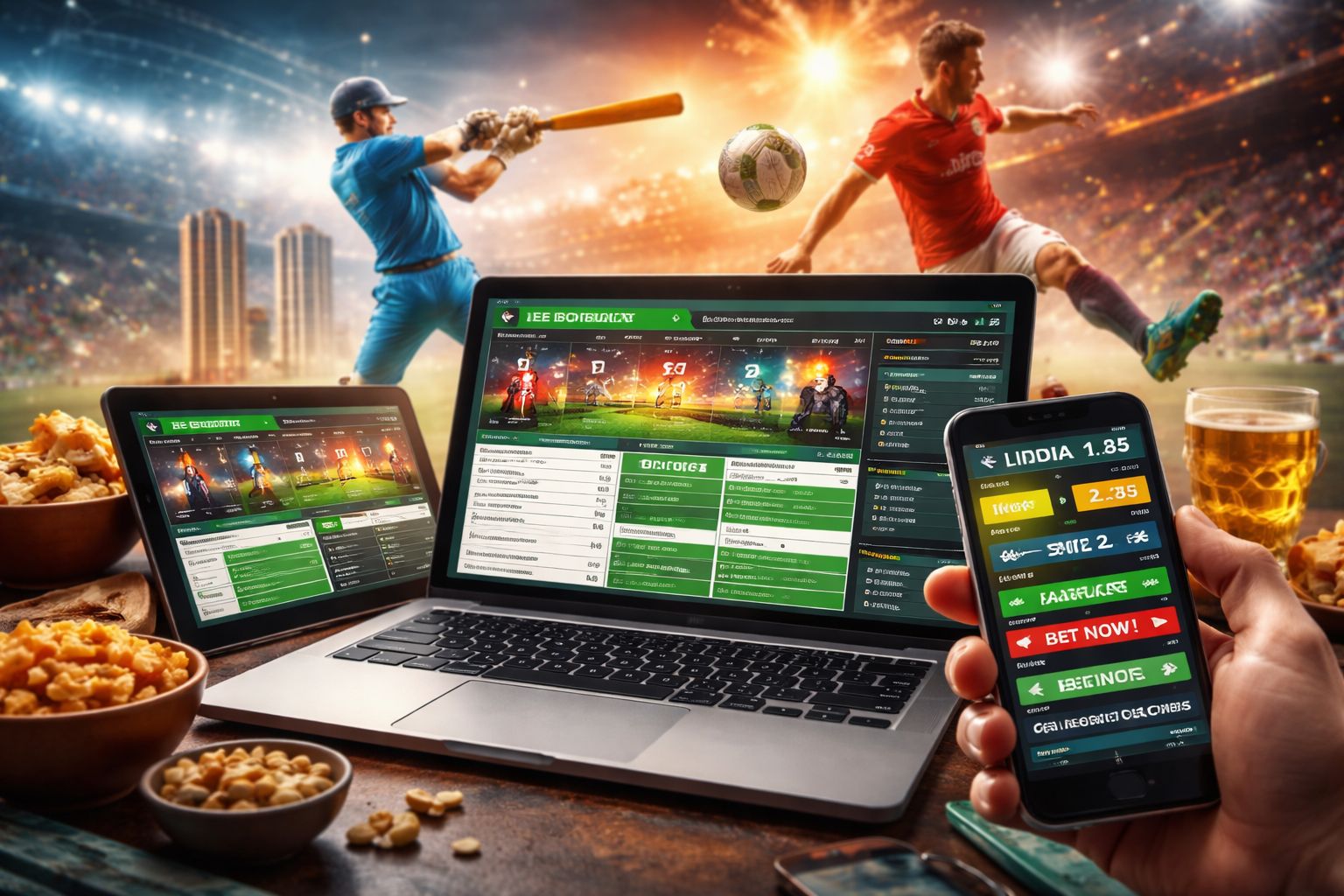 Bóng Đá, Cricket, Và Thị Trường Linh Hoạt Trên Các Sự Kiện Chính