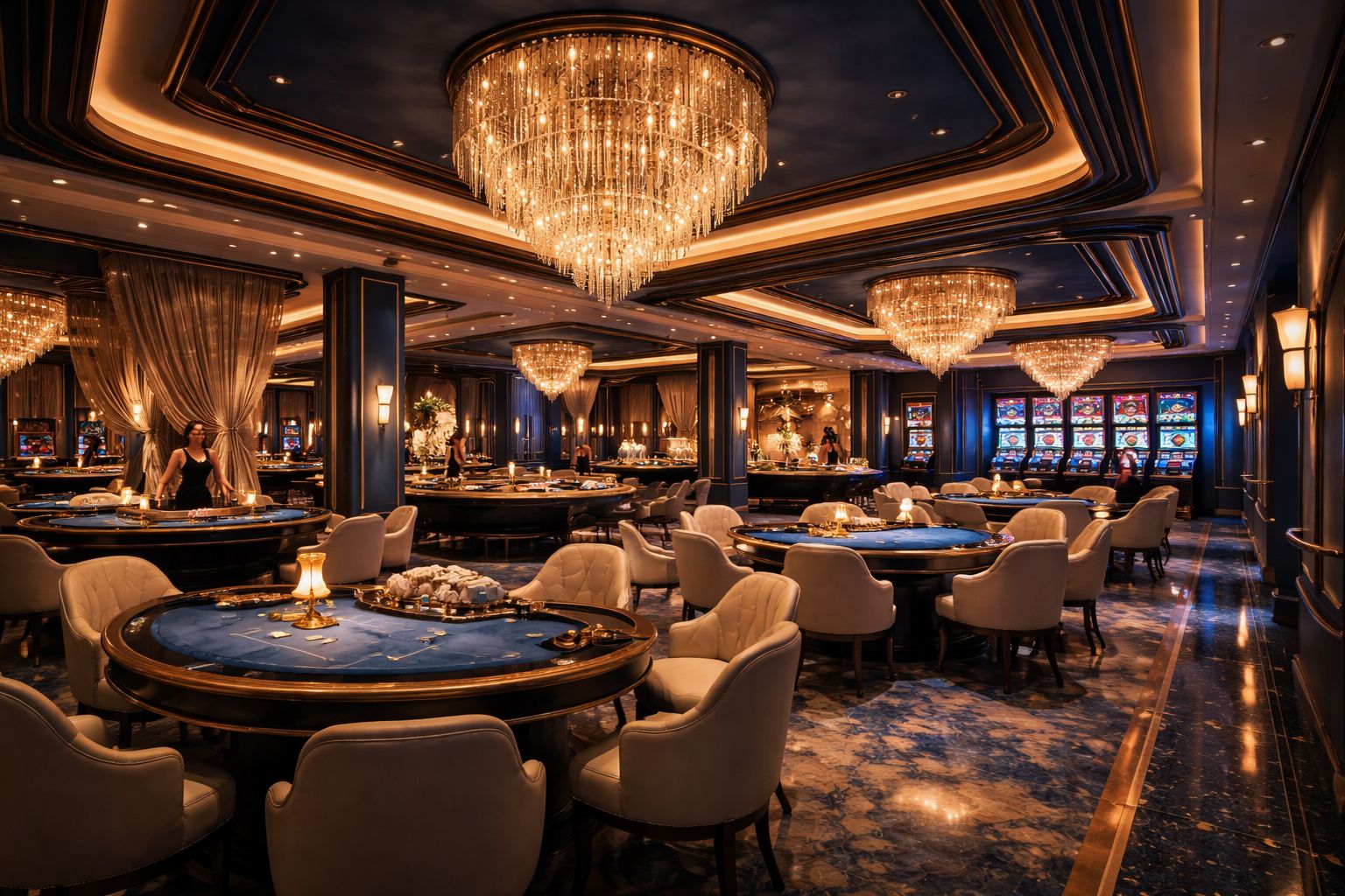 PP 881: Không Gian Casino Được Xây Dựng Cho Bàn Trực Tiếp Và Đa Dạng Máy Đánh Bài
